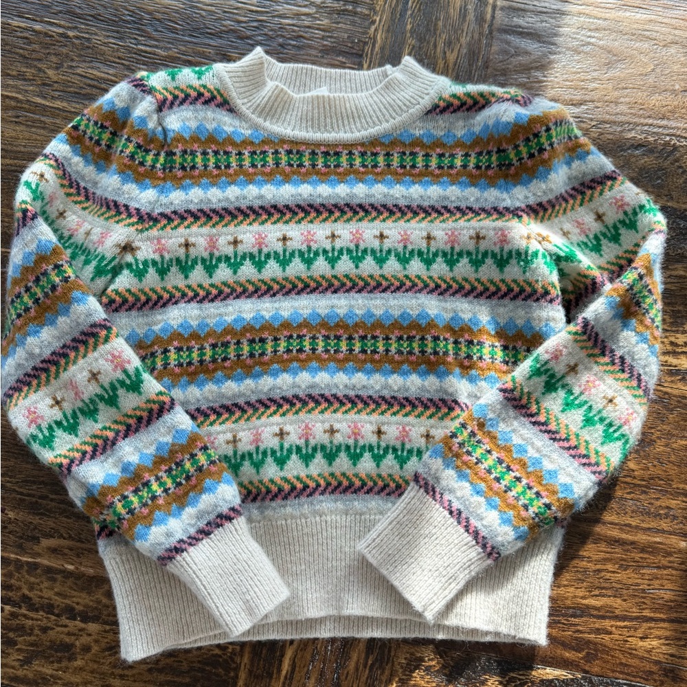 J. Crew Kids Colorful Striped Sweater